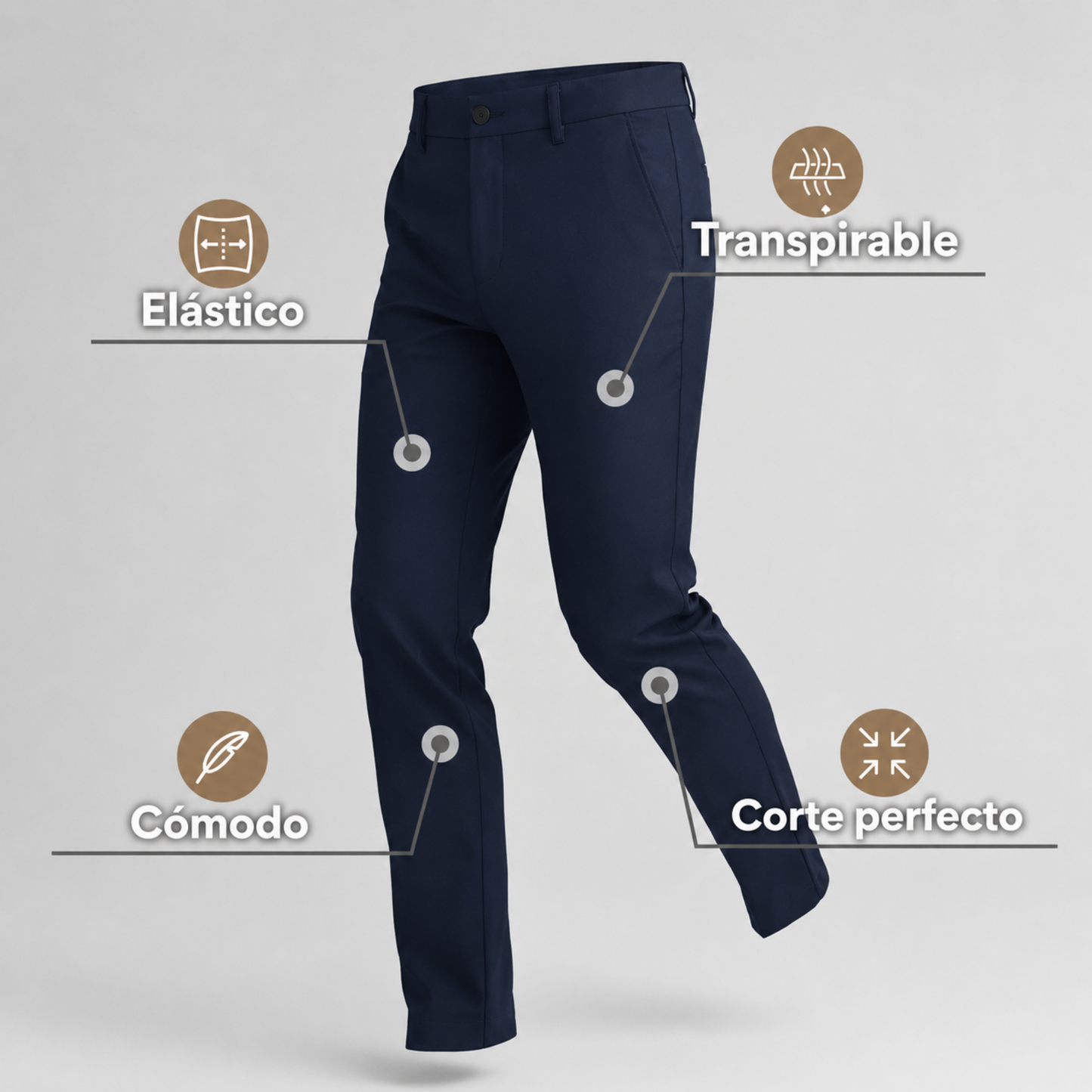 Los pantalones cómodos y elásticos - SMARTFIT