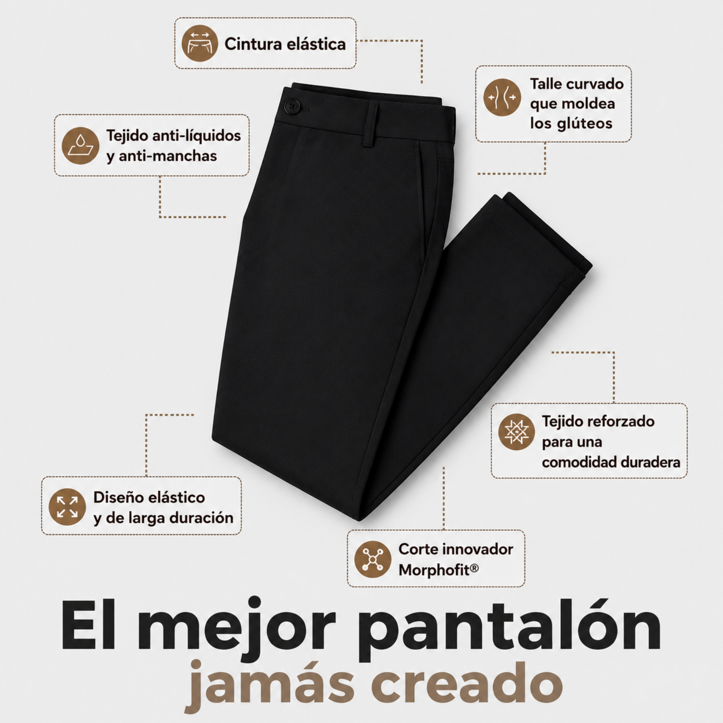 Los pantalones cómodos y elásticos - SMARTFIT